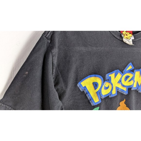 Pokemon Nintendo video game black cotton gamer tshirt tee medium - Picture 3 of 5
